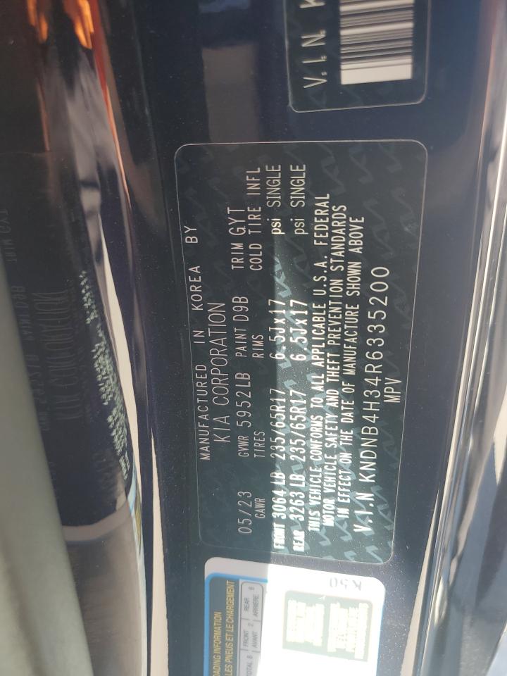 2024 KIA CARNIVAL LX VIN:KNDNB4H34R6335200