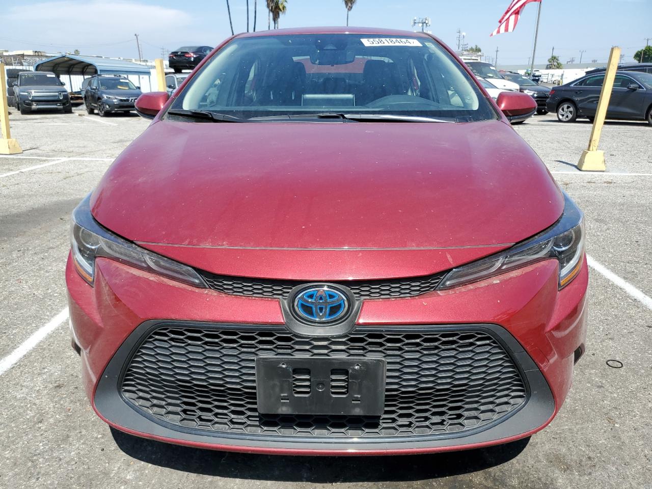 2022 TOYOTA COROLLA LE VIN:JTDEAMDE1NJ056059