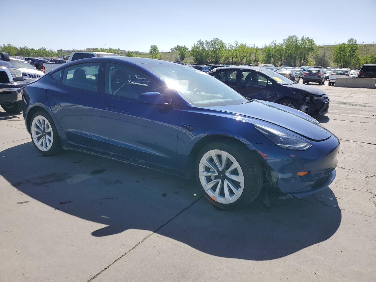 2022 TESLA MODEL 3  VIN:5YJ3E1EB8NF177788