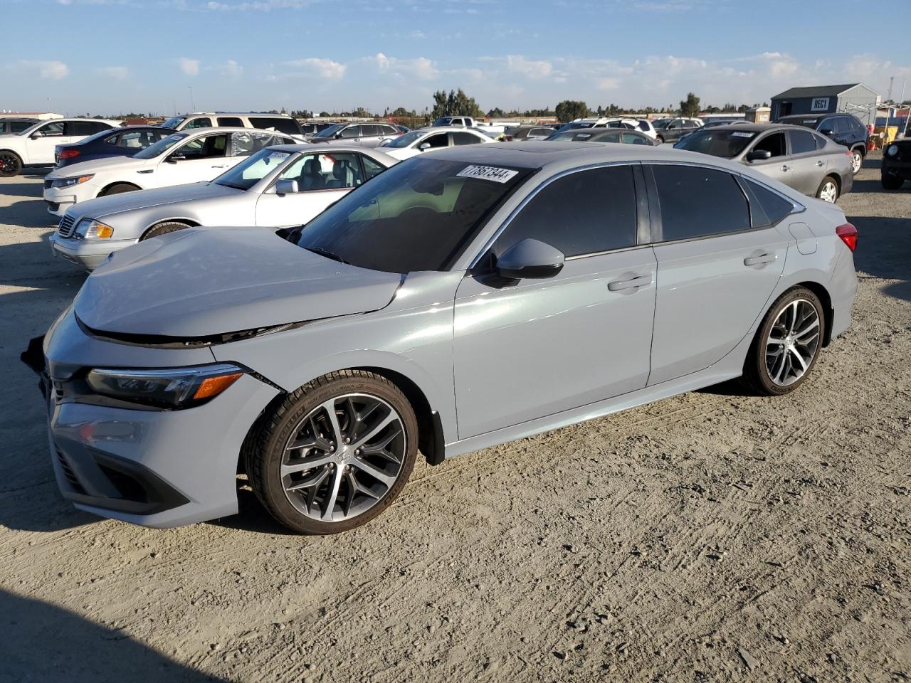 2022 HONDA CIVIC TOURING VIN:2HGFE1F94NH319994