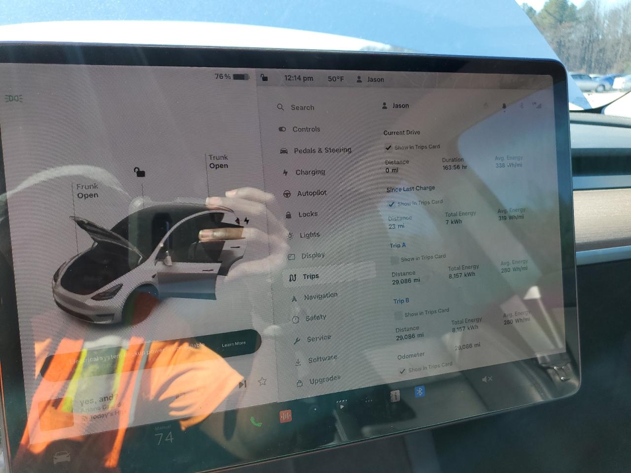 2022 TESLA MODEL Y  VIN:7SAYGDEF1NF374096