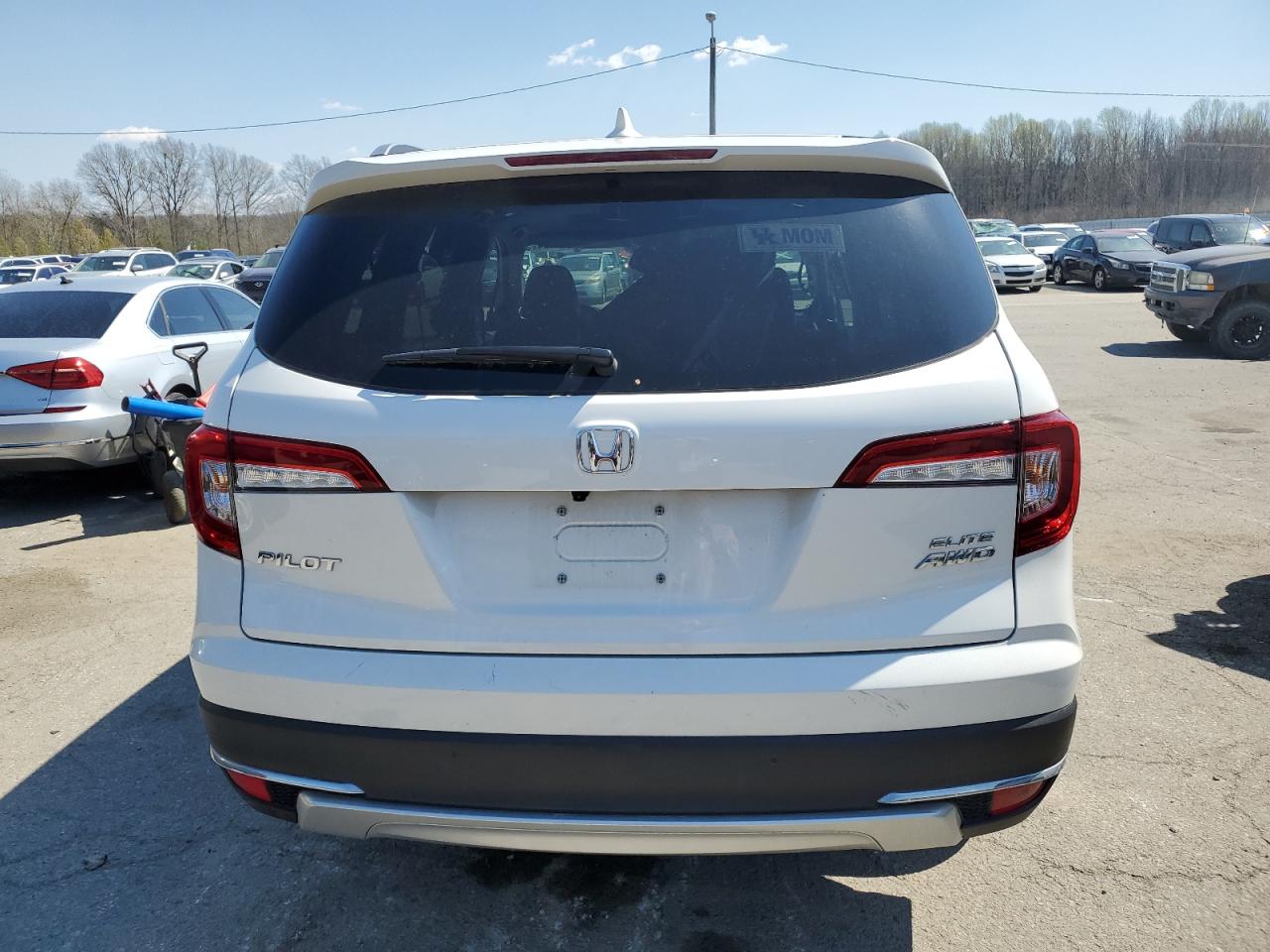 2022 HONDA PILOT ELITE VIN:5FNYF6H06NB067767