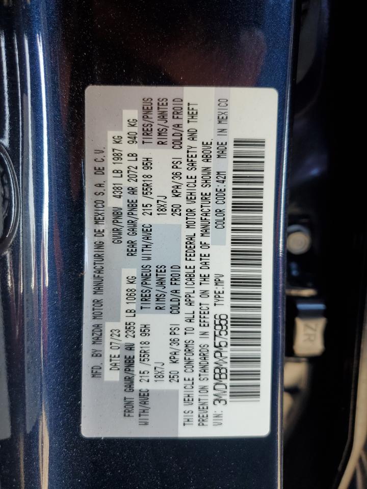 2023 MAZDA CX-30 SELECT VIN:3MVDMBBMXPM575956