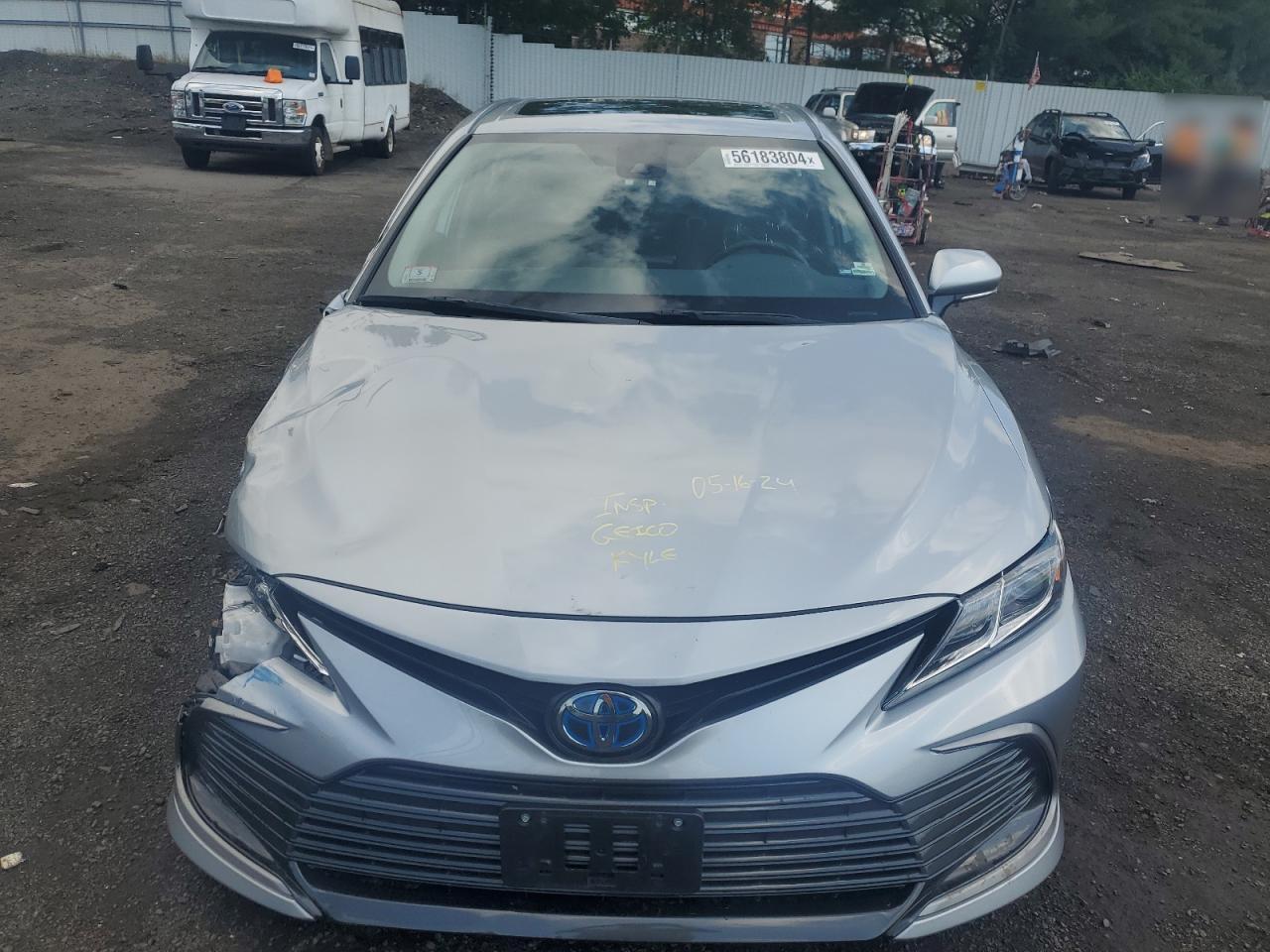 2022 TOYOTA CAMRY LE VIN:4T1H31AK7NU591357