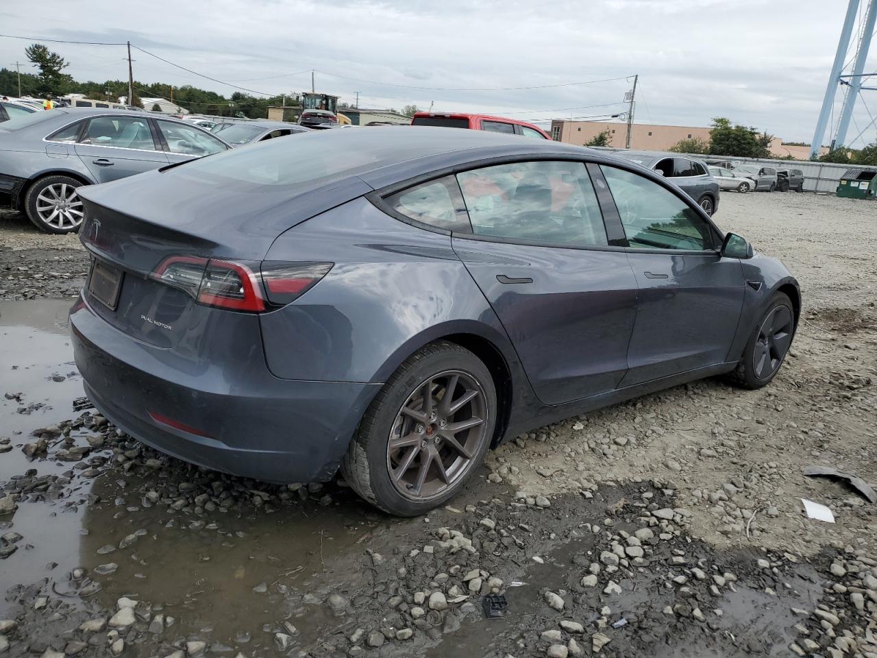 2022 TESLA MODEL 3  VIN:5YJ3E1EB8NF196468