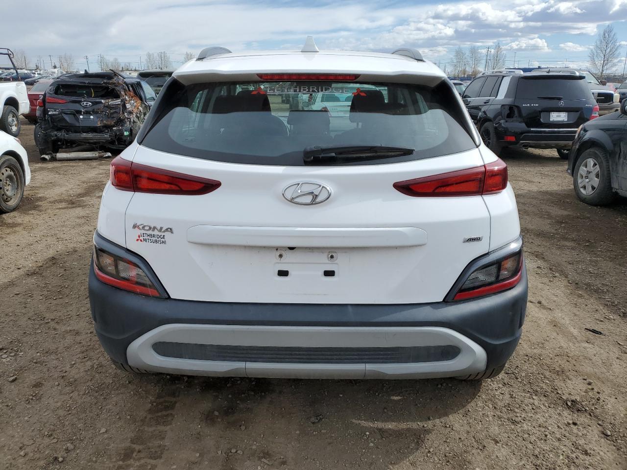 2022 HYUNDAI KONA SEL VIN:KM8K2CAB2NU863916
