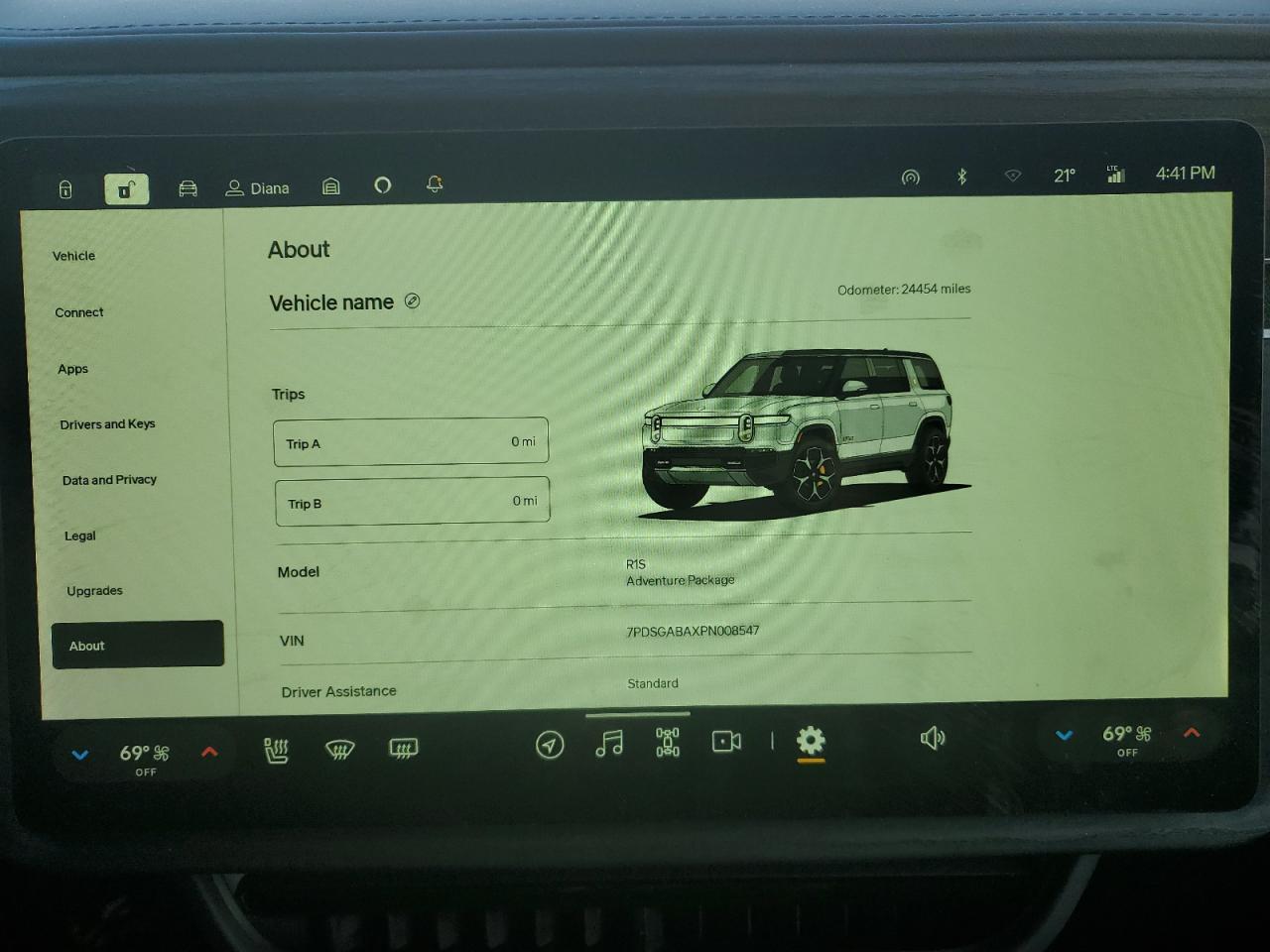 2023 RIVIAN R1S ADVENTURE VIN:7PDSGABAXPN008547