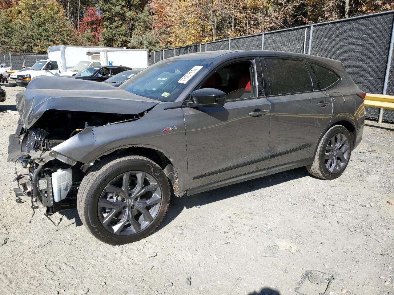 2022 ACURA MDX A-SPEC VIN:5J8YE1H09NL048151