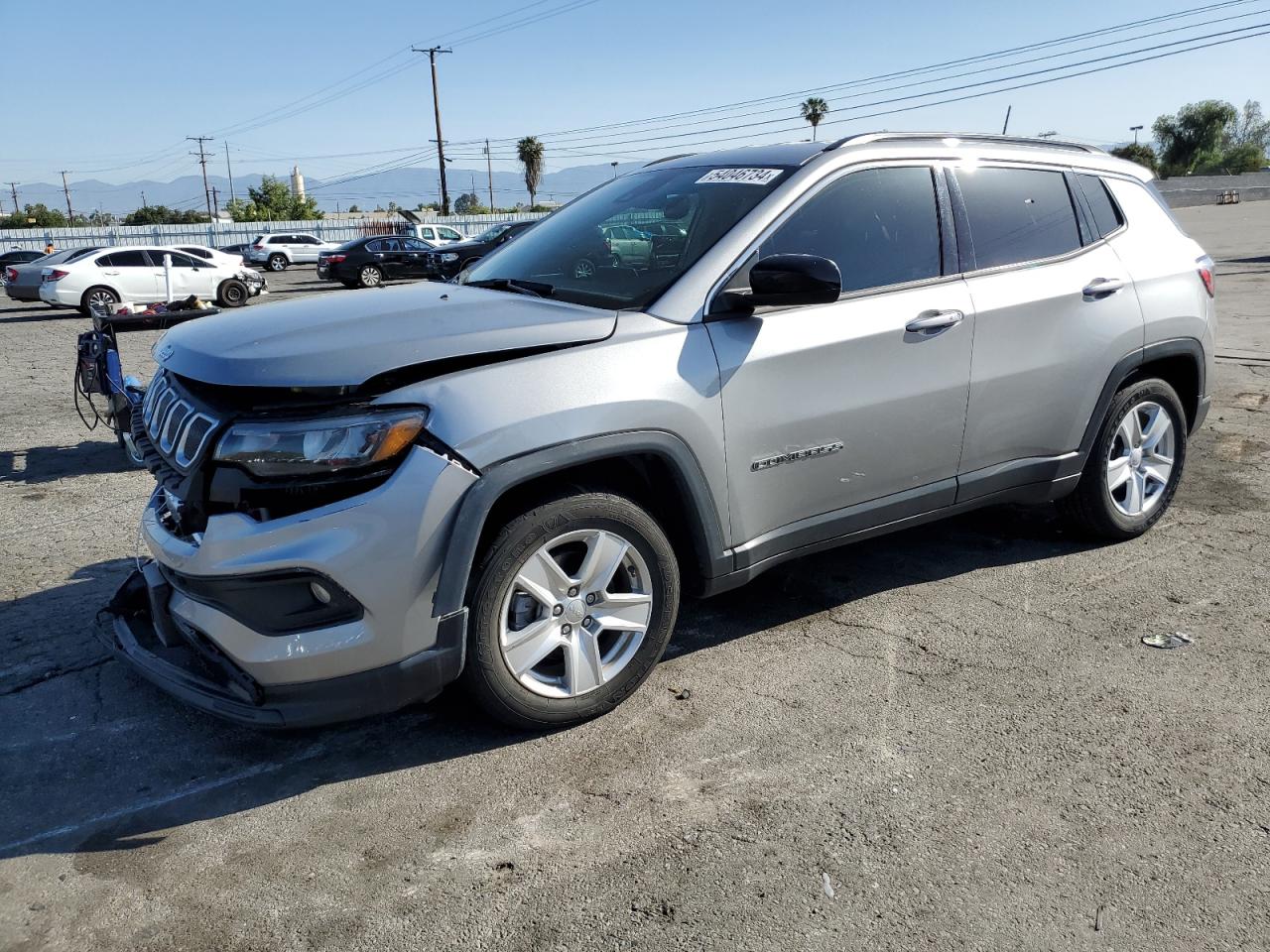 2022 JEEP COMPASS LATITUDE VIN:3C4NJCBB9NT120327