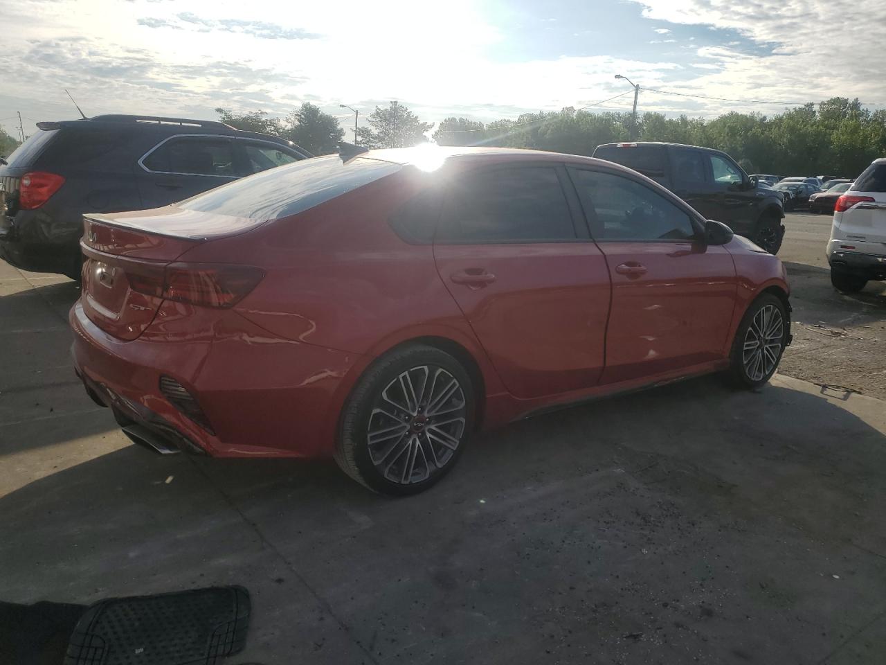 2022 KIA FORTE GT VIN:3KPF44AC7NE443212