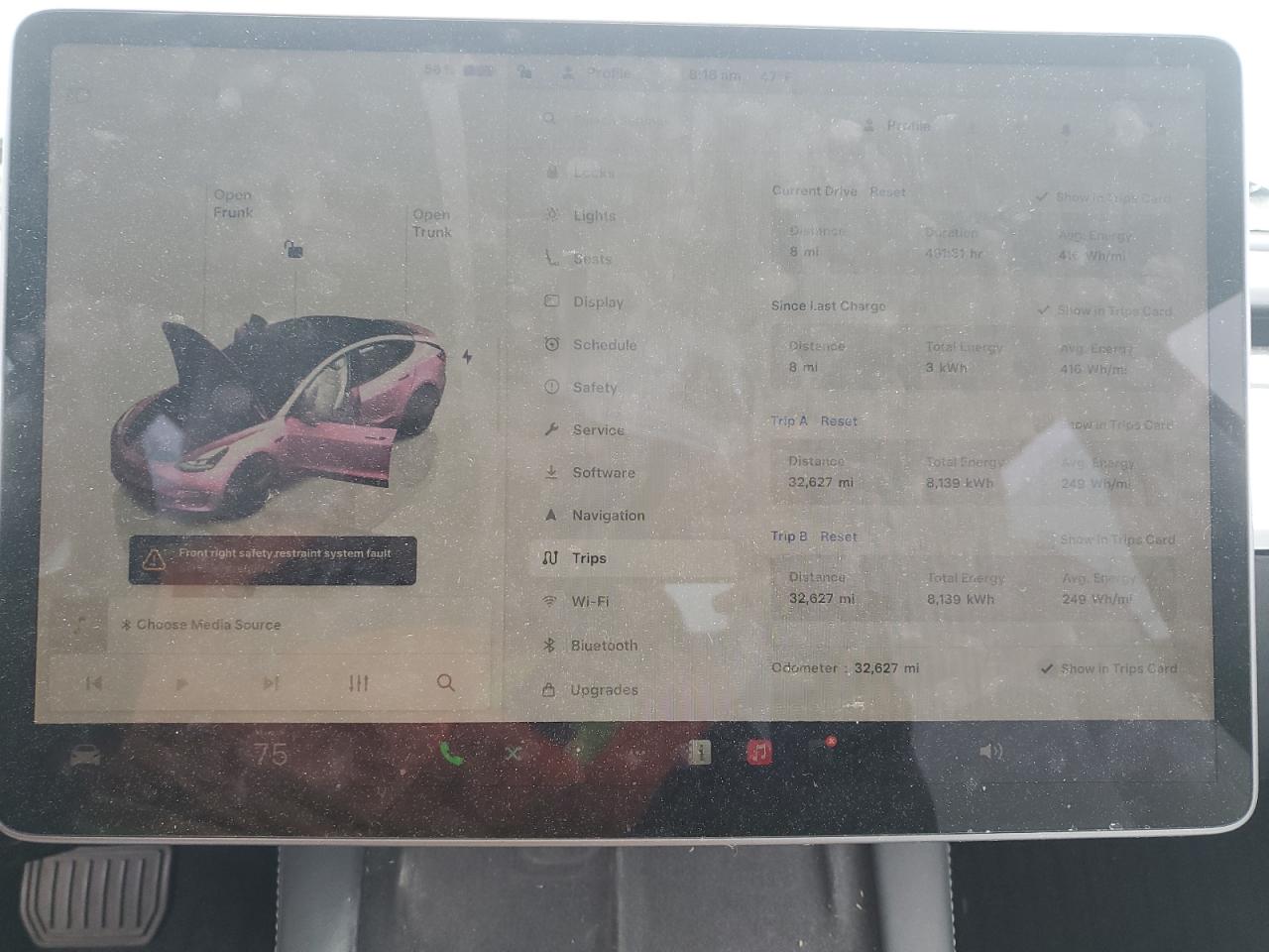 2022 TESLA MODEL 3  VIN:5YJ3E1EA8NF327275