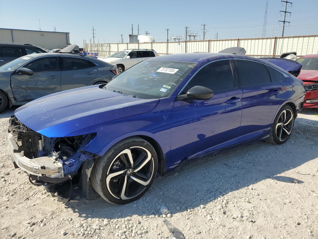 2022 HONDA ACCORD SPORT VIN:1HGCV1F32NA123615