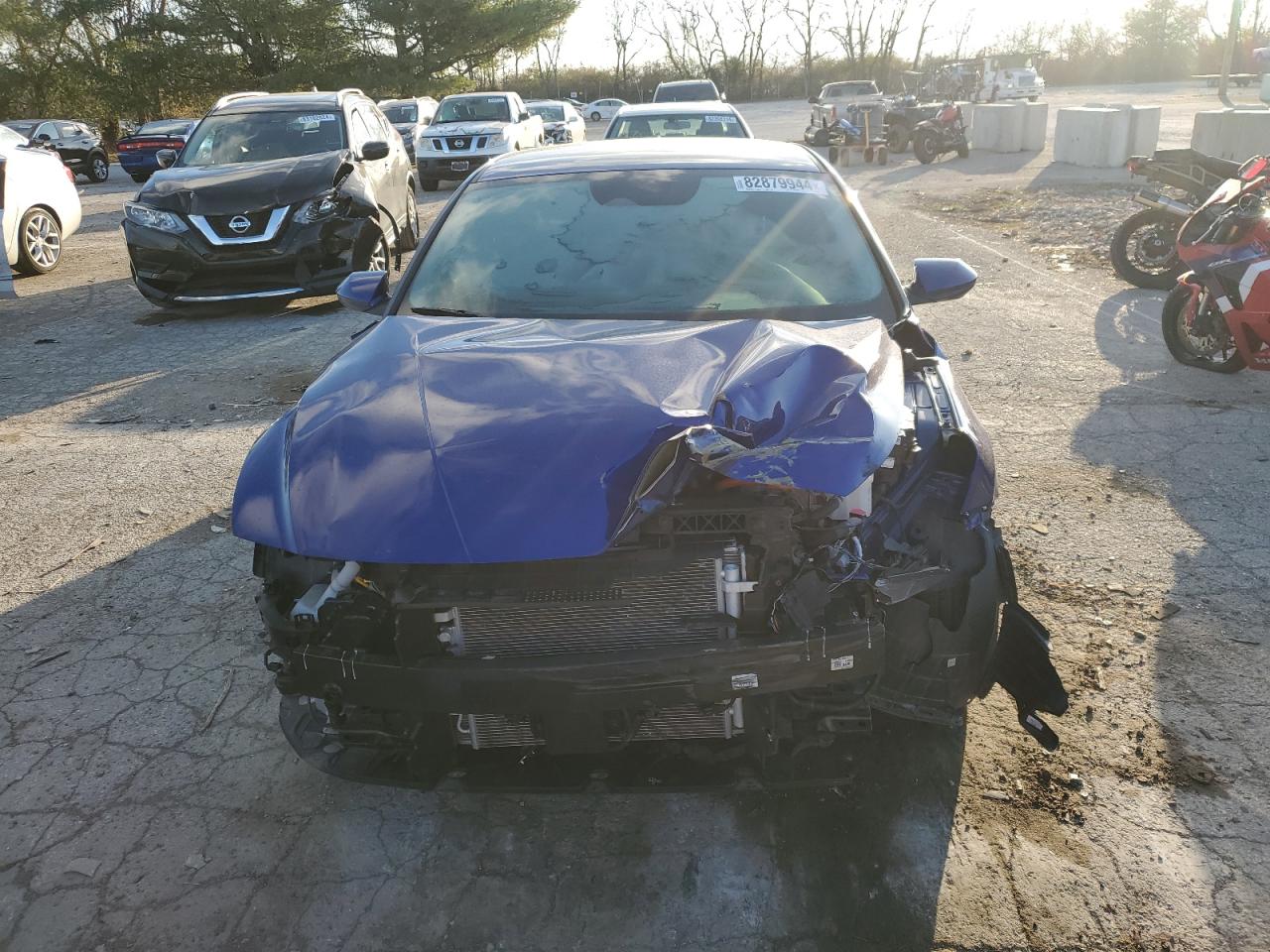 2022 HYUNDAI ELANTRA BLUE VIN:KMHLM4AJ5NU020661