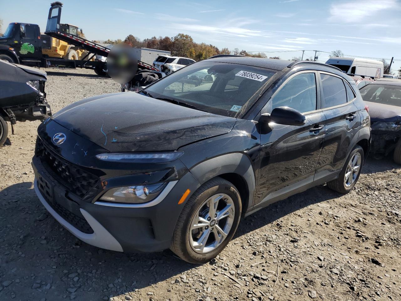 2022 HYUNDAI KONA SEL VIN:KM8K3CAB6NU786156