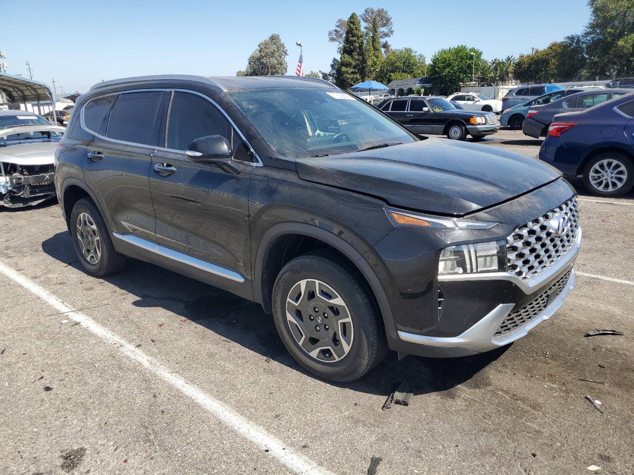 2022 HYUNDAI SANTA FE BLUE VIN:KM8S2DA10NU037501