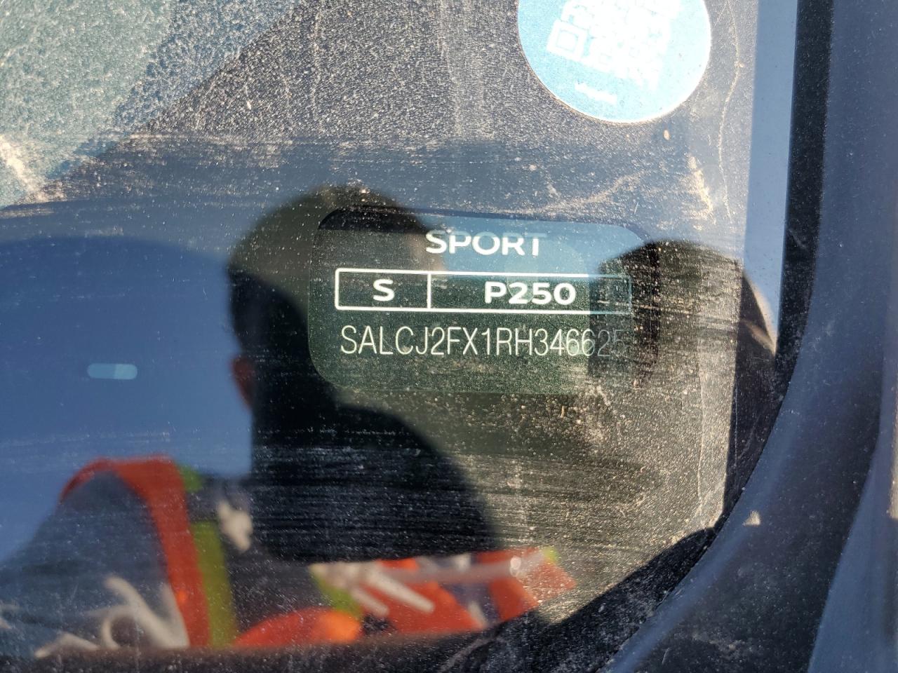 2024 LAND ROVER DISCOVERY SPORT S VIN:SALCJ2FX1RH346625