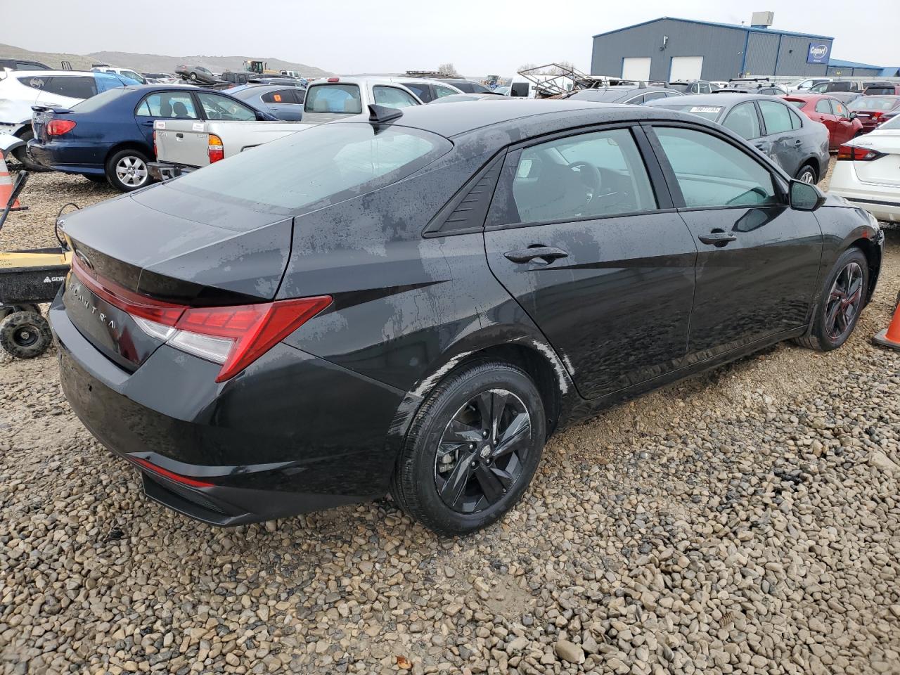 2022 HYUNDAI ELANTRA BLUE VIN:KMHLM4AJ5NU027657