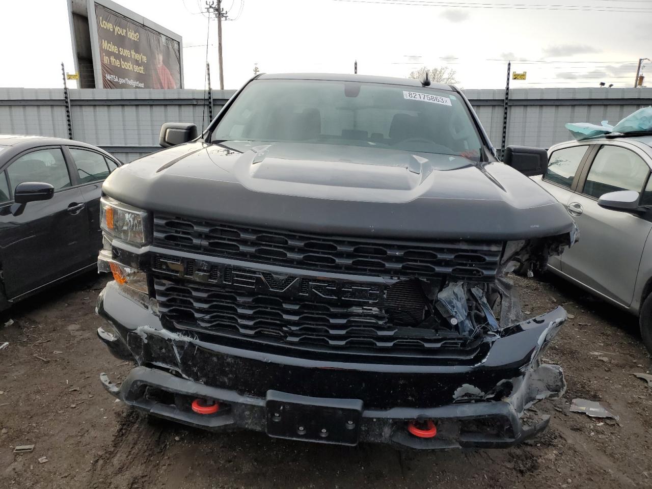 2022 CHEVROLET SILVERADO LTD K1500 TRAIL BOSS CUSTOM VIN:3GCPYCEK4NG124763