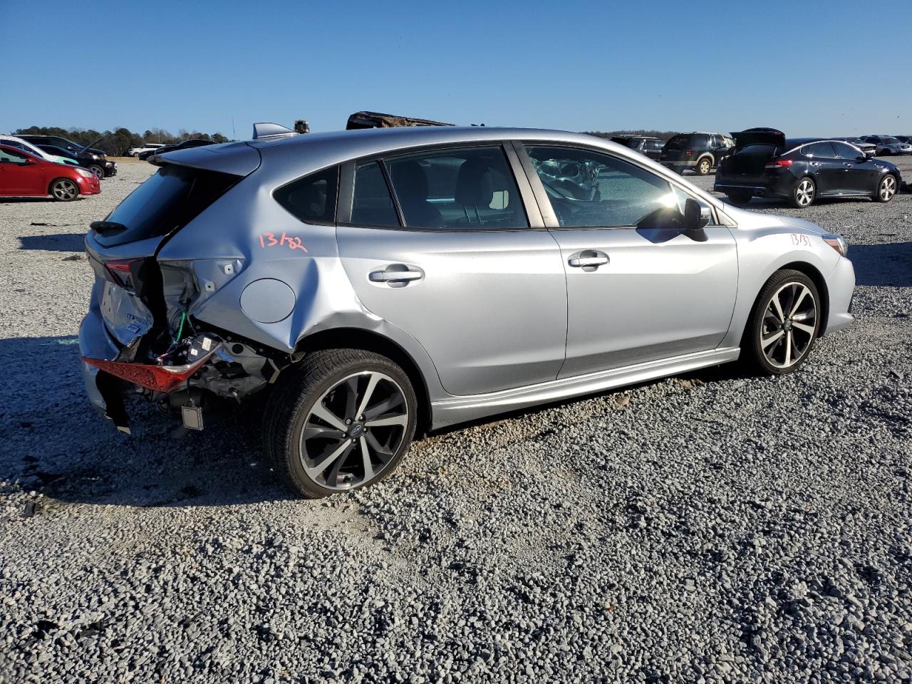 2022 SUBARU IMPREZA SPORT VIN:4S3GTAM64N3712396