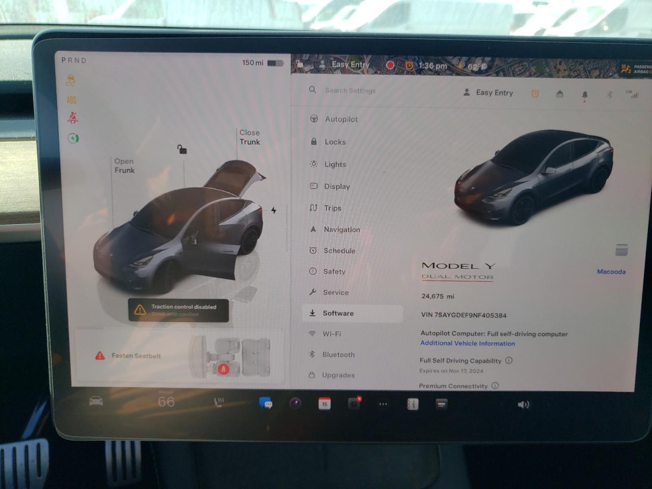 2022 TESLA MODEL Y  VIN:7SAYGDEF9NF405384