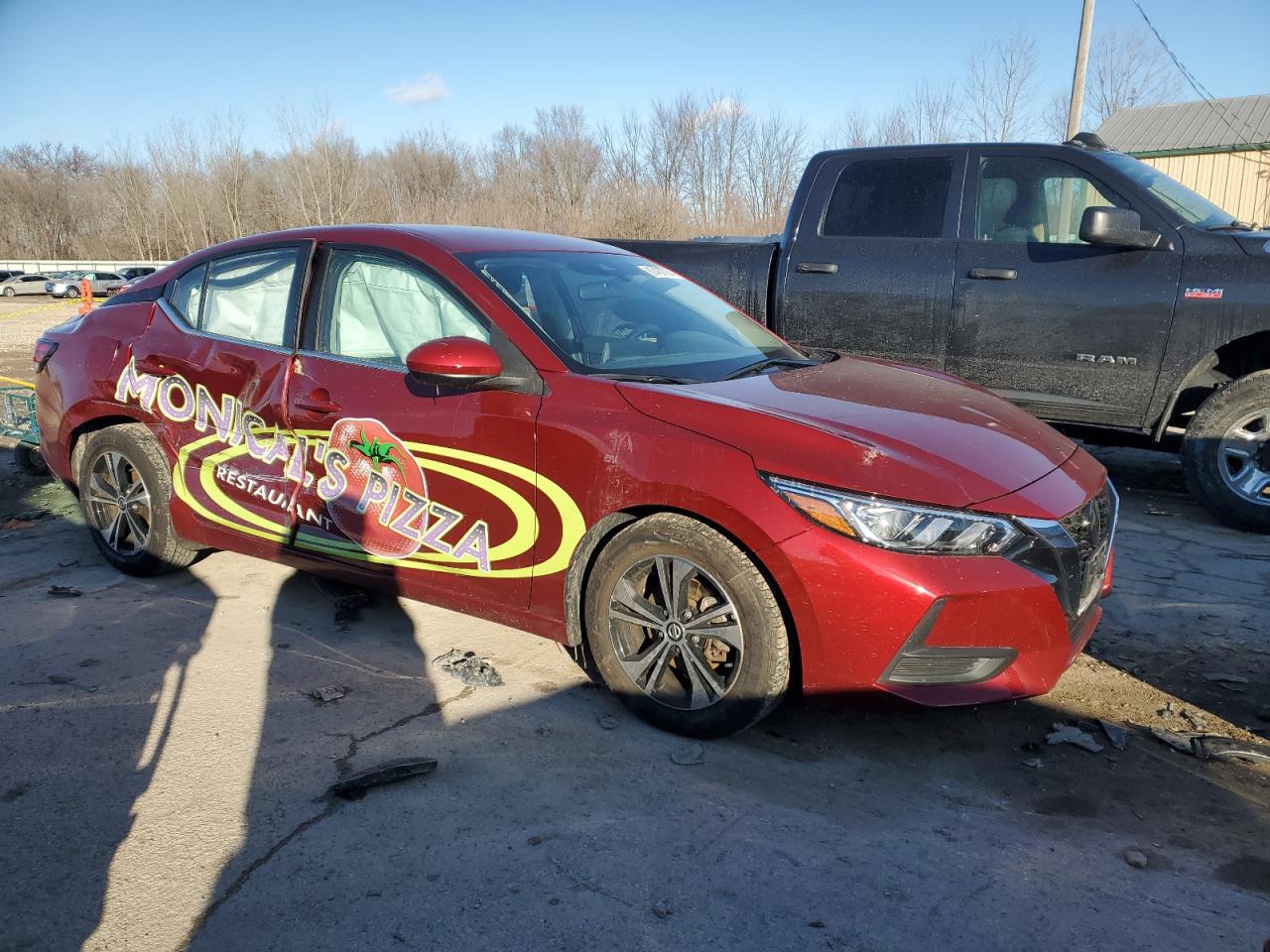 2022 NISSAN SENTRA SV VIN:3N1AB8CV5NY246708