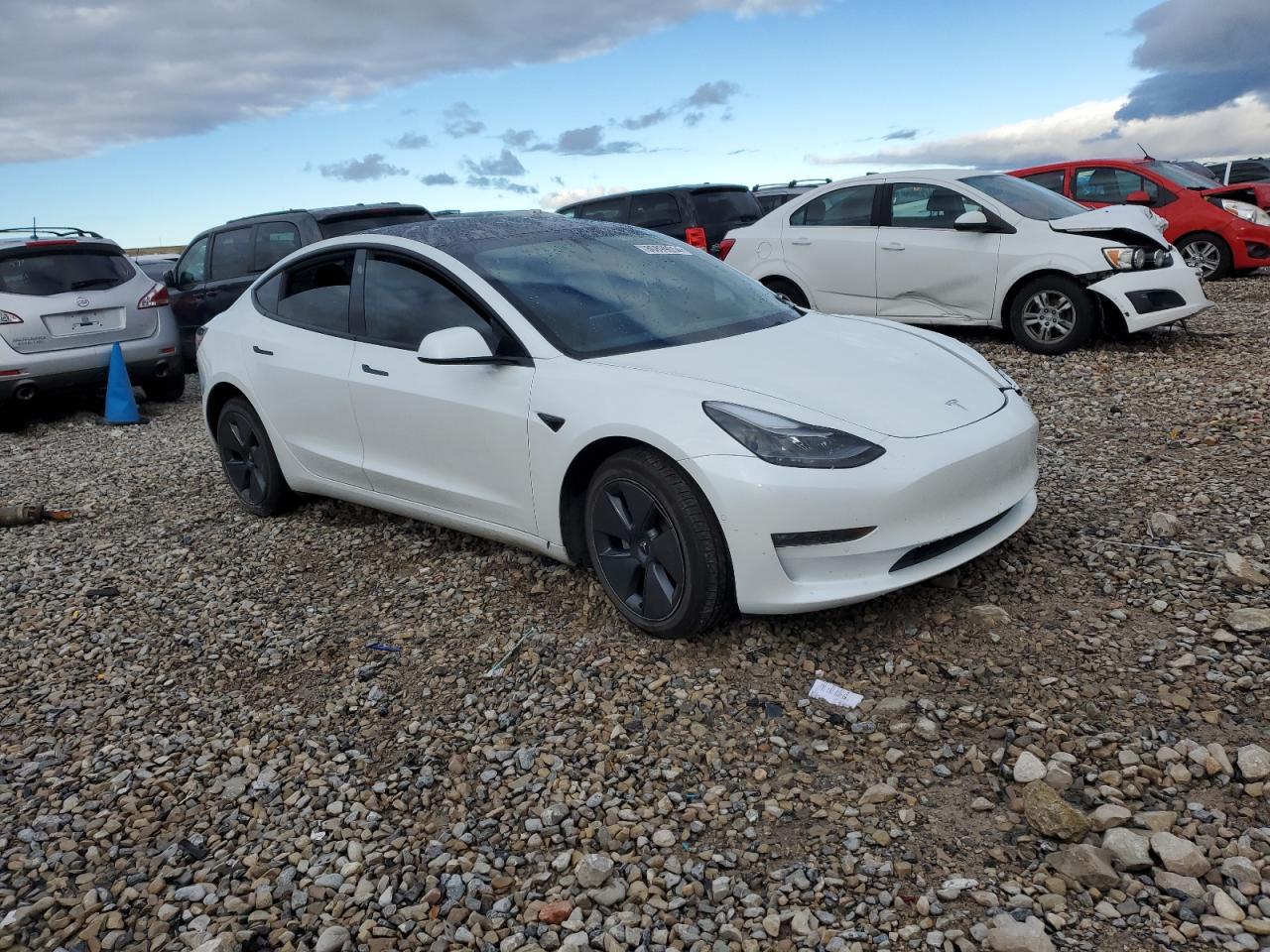 2022 TESLA MODEL 3  VIN:5YJ3E1EB9NF207087