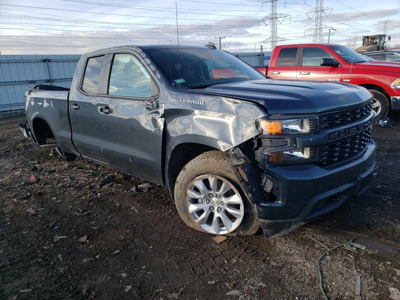 2022 CHEVROLET SILVERADO LTD K1500 CUSTOM VIN:1GCRYBEK6NZ195904