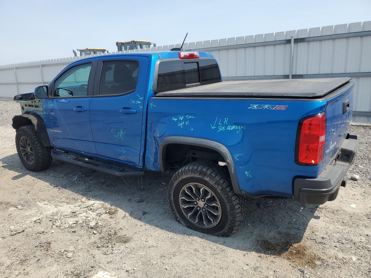 2022 CHEVROLET COLORADO ZR2 VIN:1GCGTEEN8N1213027