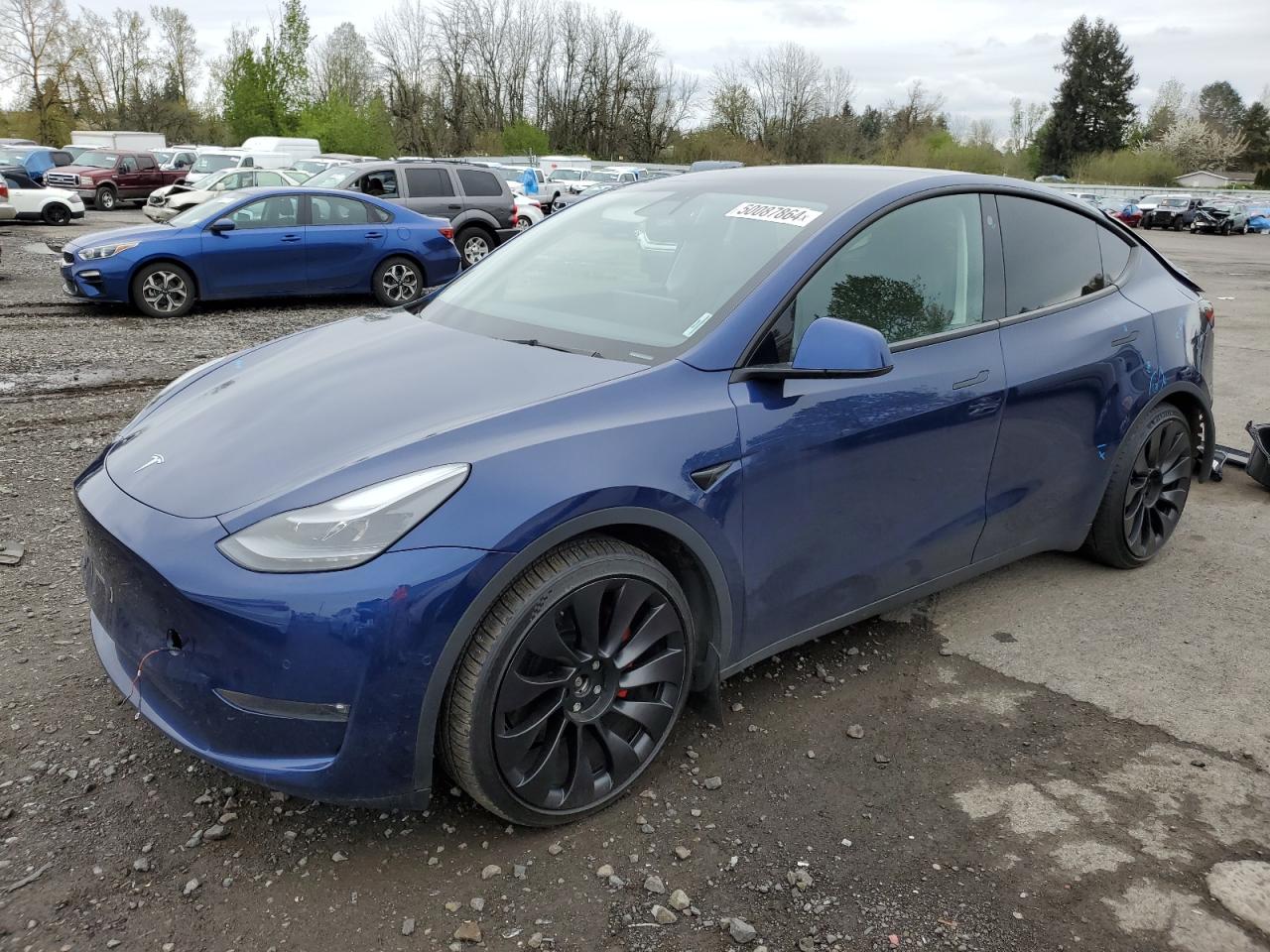 2022 TESLA MODEL Y  VIN:7SAYGDEFXNF460331