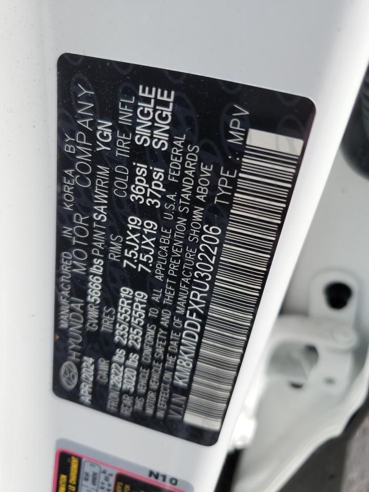 2024 HYUNDAI IONIQ 5 SE VIN:KM8KMDDFXRU302206