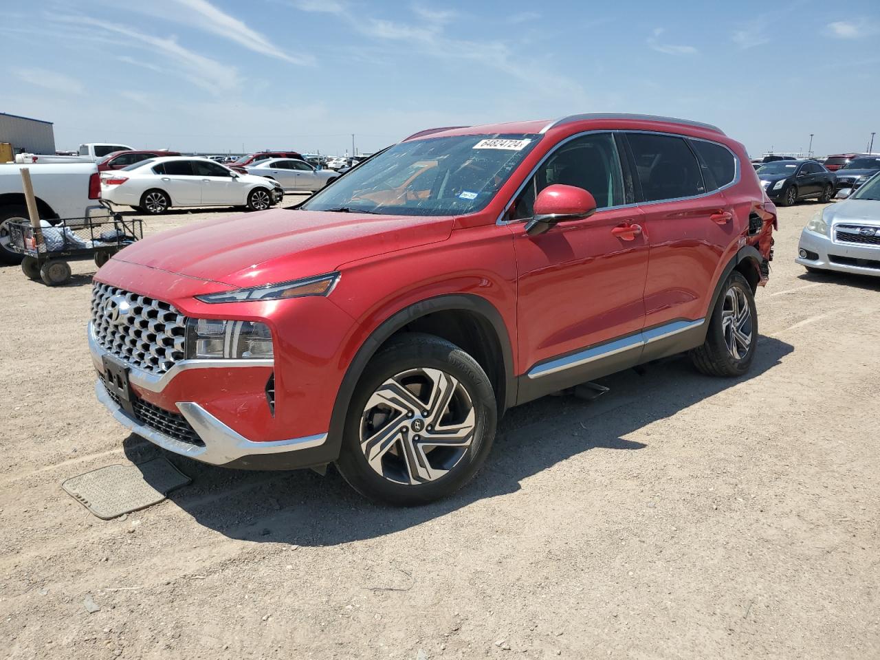 2022 HYUNDAI SANTA FE SEL VIN:5NMS24AJ4NH452025