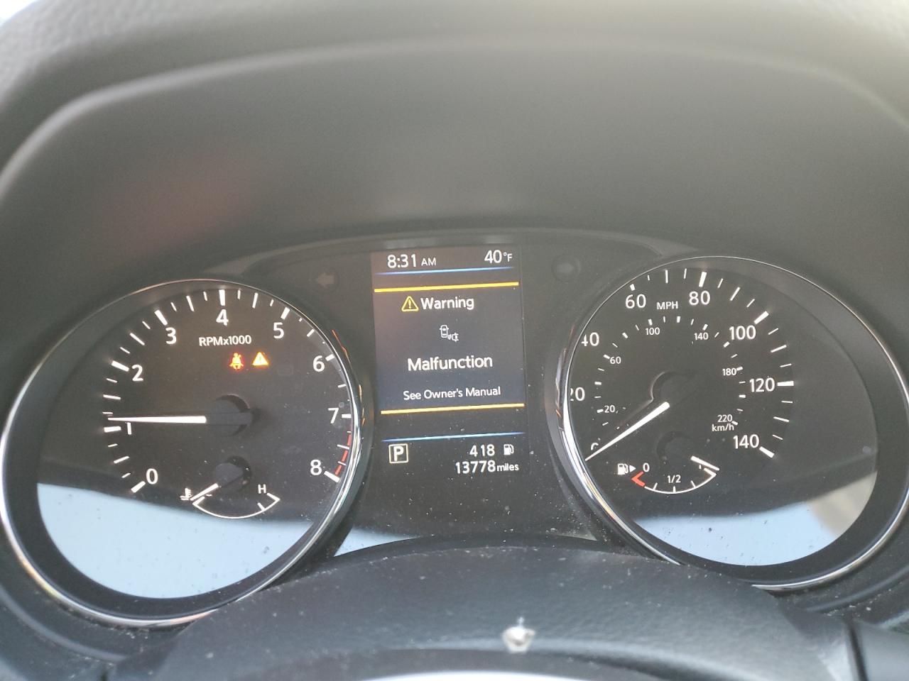 2022 NISSAN ROGUE SPORT SV VIN:JN1BJ1BV6NW349885