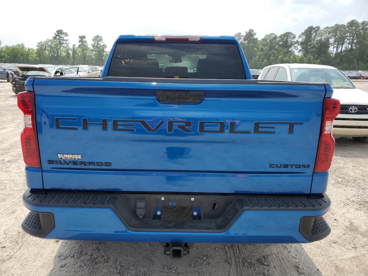 2022 CHEVROLET SILVERADO K1500 CUSTOM VIN:1GCPDBEK9NZ550504