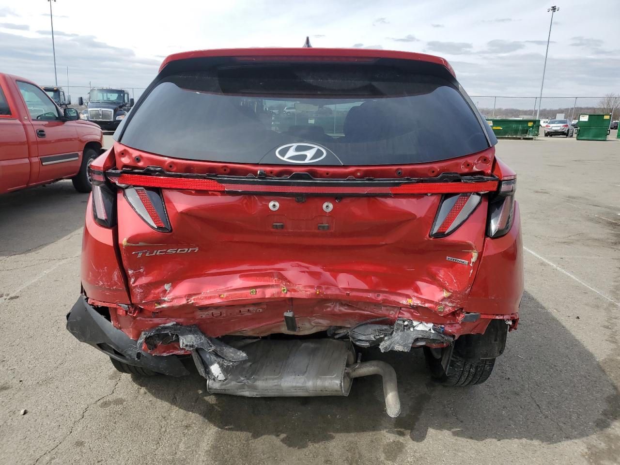 2022 HYUNDAI TUCSON SEL VIN:5NMJBCAE6NH030802