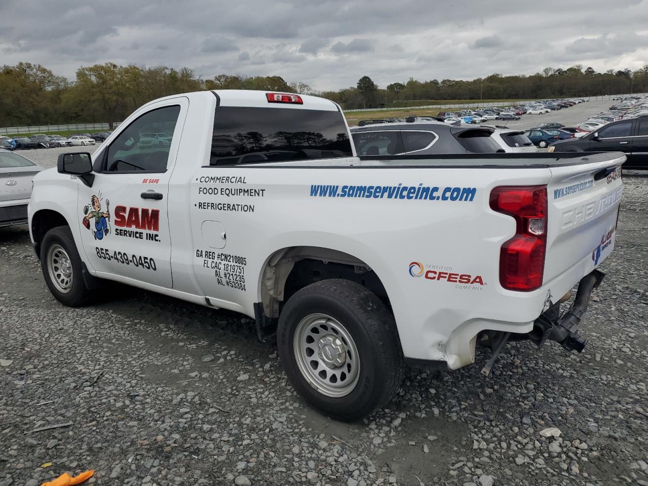 2022 CHEVROLET SILVERADO C1500 VIN:3GCNAAEK0NG569467