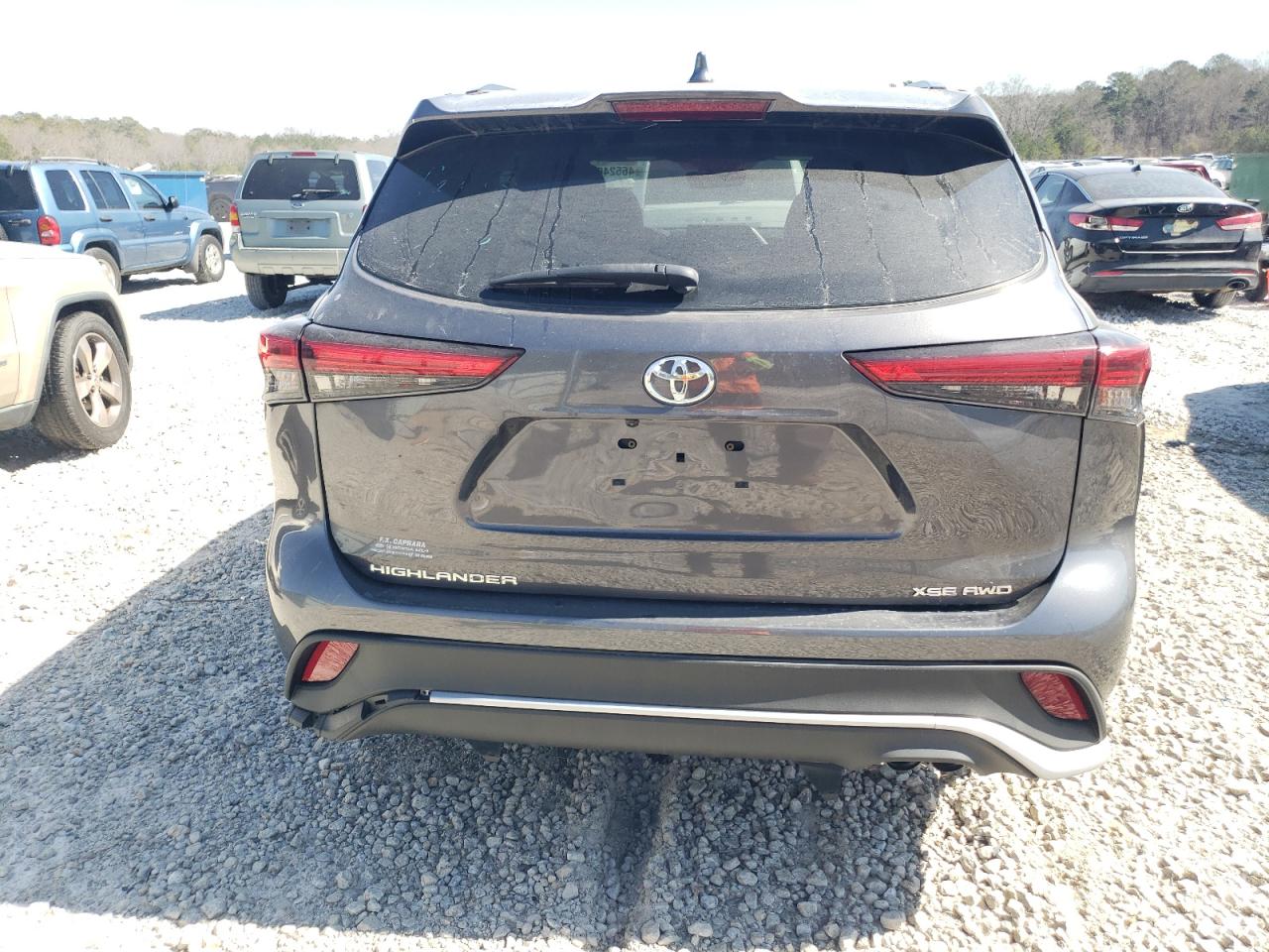 2022 TOYOTA HIGHLANDER XSE VIN:5TDLZRBH6NS173620