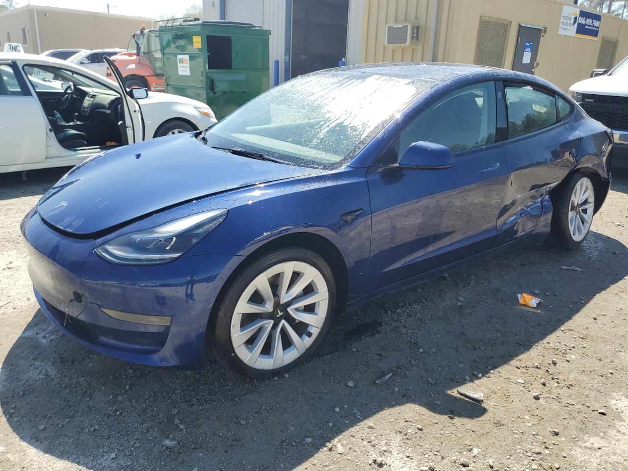 2022 TESLA MODEL 3  VIN:5YJ3E1EA1NF370825