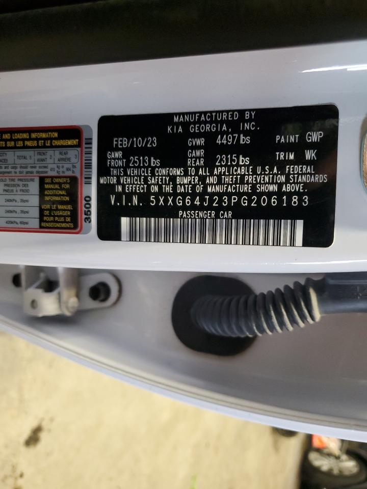 2023 KIA K5 GT LINE VIN:5XXG64J23PG206183