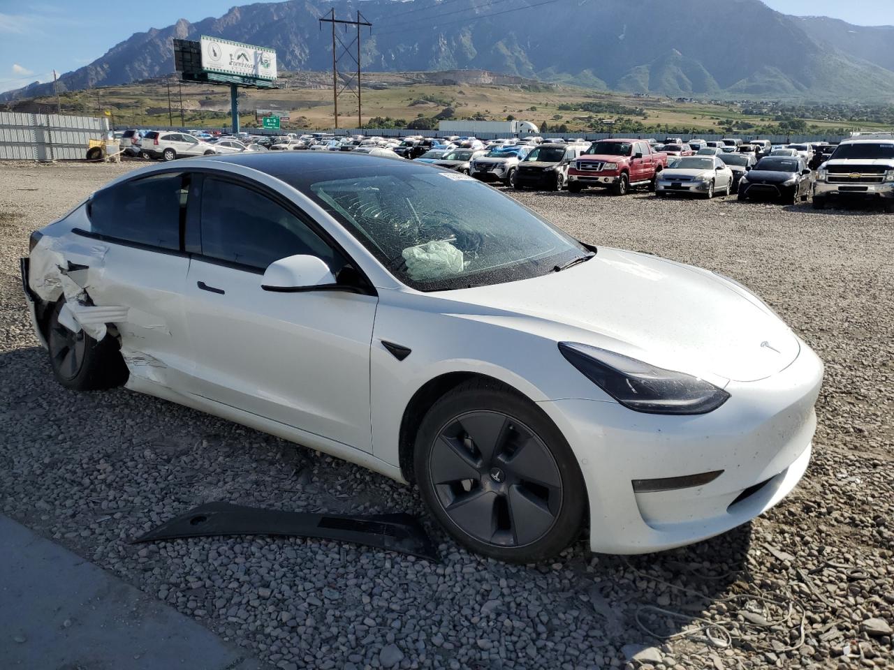 2022 TESLA MODEL 3  VIN:5YJ3E1EB1NF277280