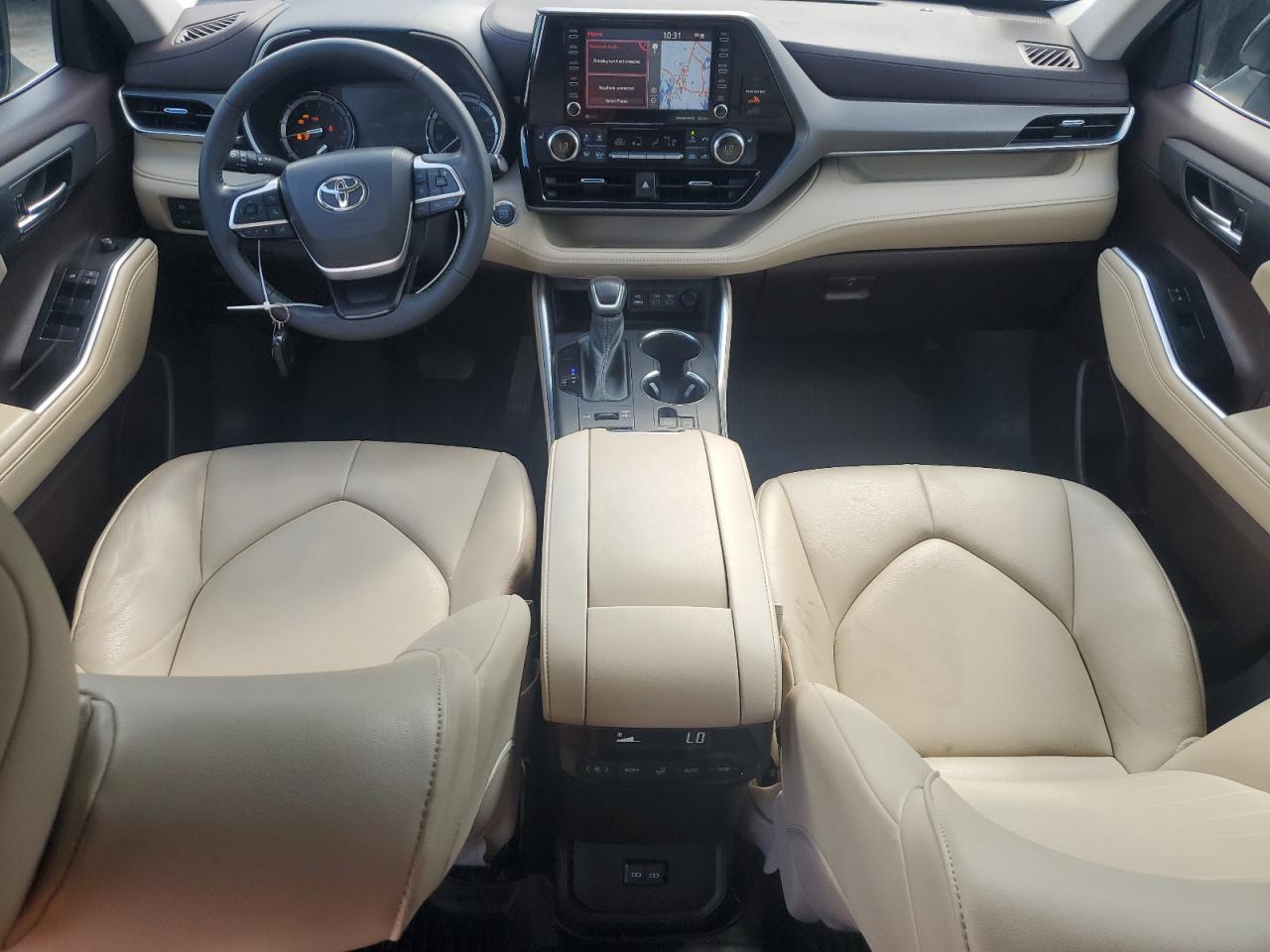 2022 TOYOTA HIGHLANDER XLE VIN:5TDHZRBH9NS206812