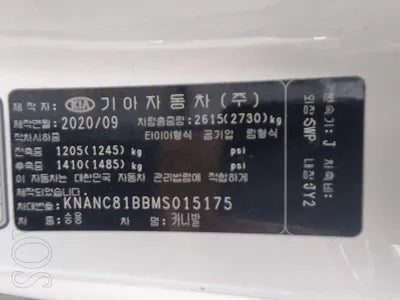 2020 Kia Carnival KNANC81BBMS015175 VIN:KNANC81BBMS015175