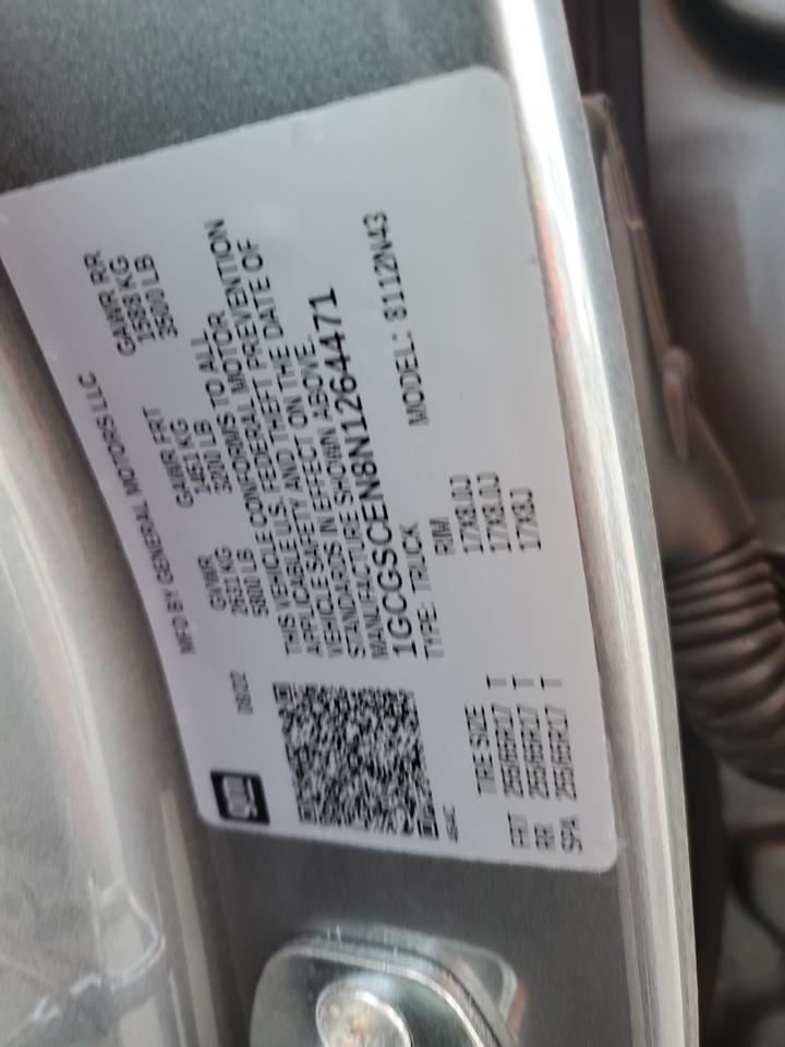 2022 CHEVROLET COLORADO LT VIN:1GCGSCEN8N1264471