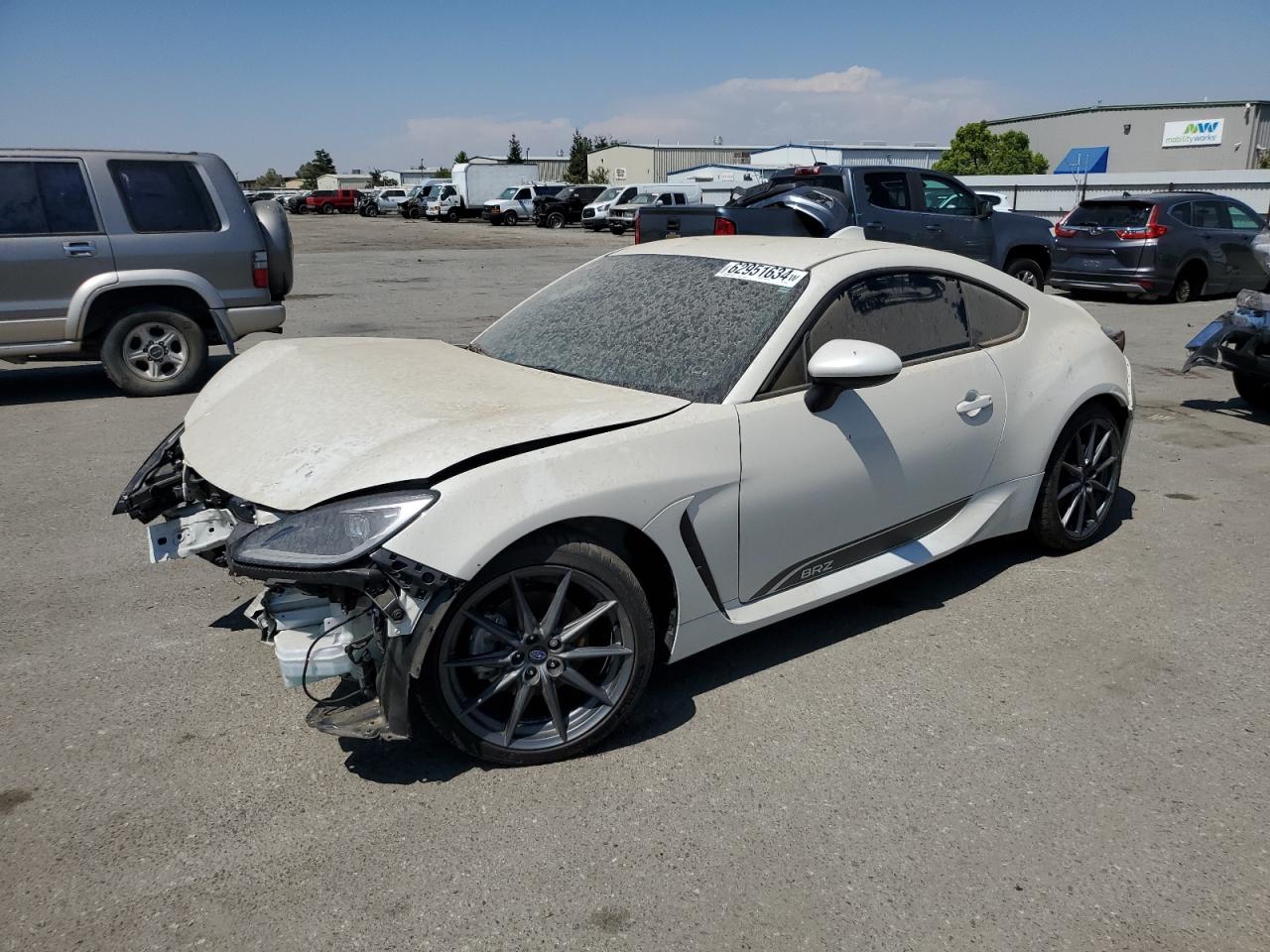 2023 SUBARU BRZ LIMITED VIN:WP0AA2A8XNS255297