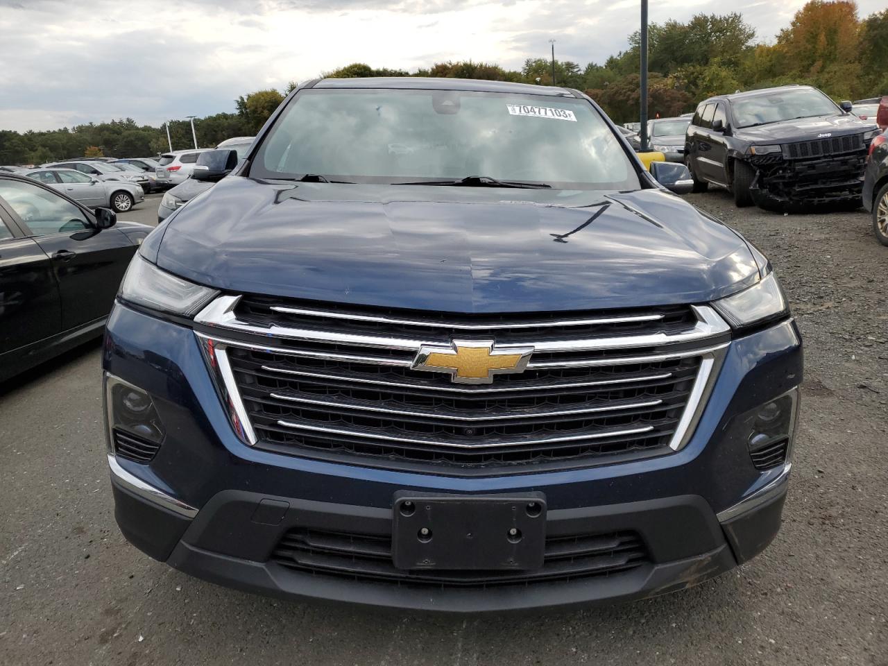 2022 CHEVROLET TRAVERSE LT VIN:1GNEVHKW3NJ156713
