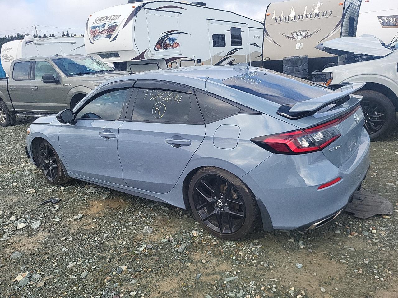 2022 HONDA CIVIC SPORT TOURING VIN:19XFL1G82NE403320