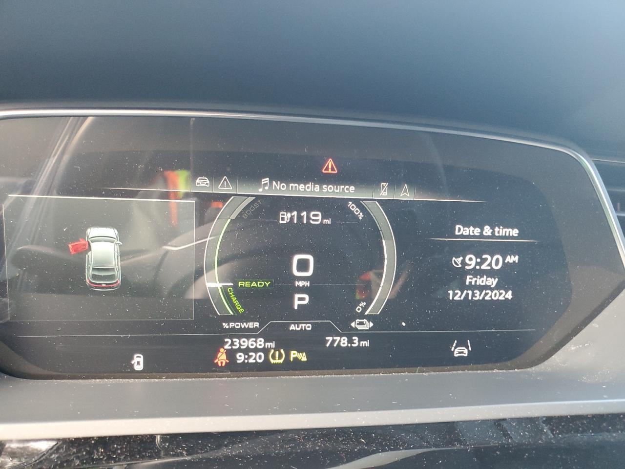 2023 AUDI E-TRON SPORTBACK PREMIUM PLUS VIN:WA12AAGE7PB025063