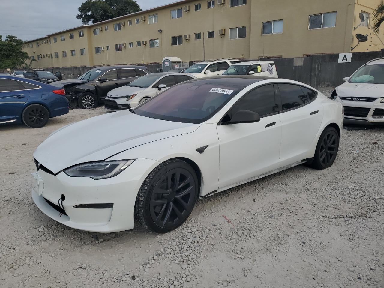 2022 TESLA MODEL S  VIN:5YJSA1E67NF460953