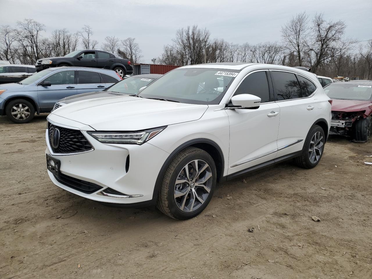 2022 ACURA MDX TECHNOLOGY VIN:5J8YE1H43NL049265