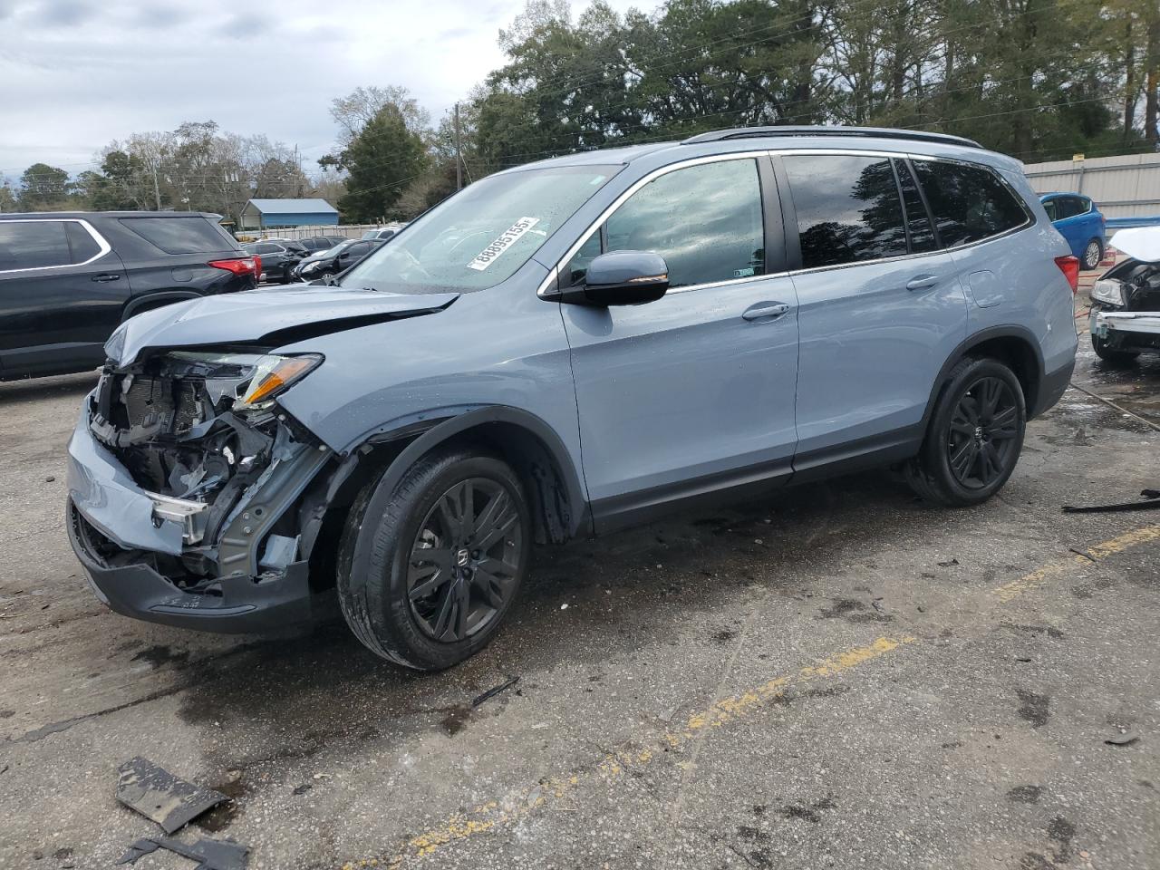 2022 HONDA PILOT SE VIN:5FNYF5H2XNB035139