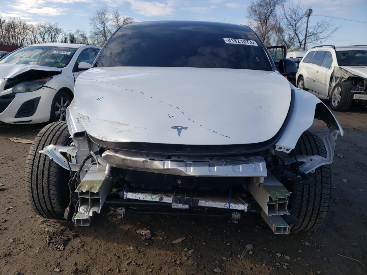 2022 TESLA MODEL Y  VIN:7SAYGDEF1NF522375